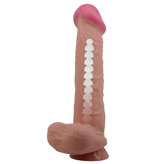 Pretty Love Bergrisi 10.2 Inch Realistic Looking Dildo Tan - - Realistic Dildos