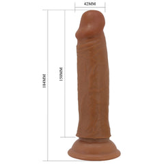 Pretty Love Quentin 7.2 Inch Suction Cup Realistic Dong - - Realistic Dildos