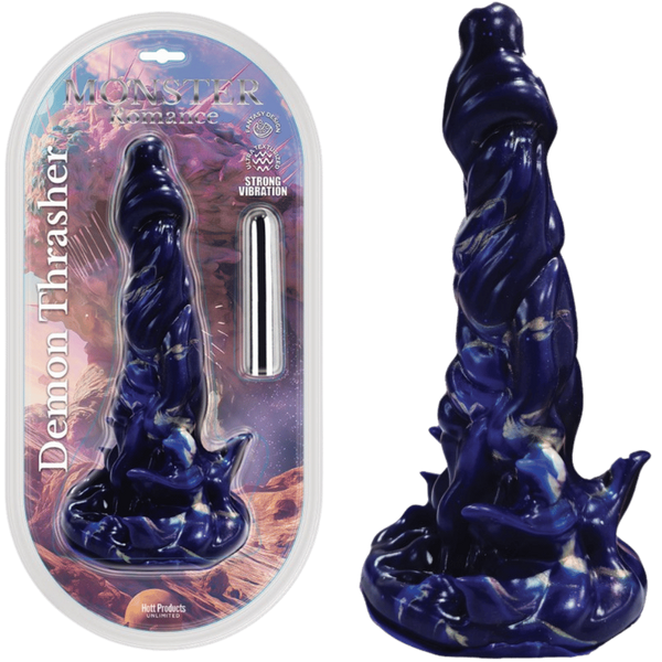 Monster Romance Demon Thrasher Vibrating Dildo - - Vibrating Dildos