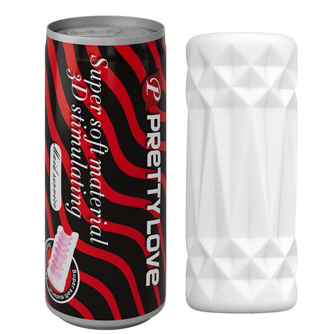 Baile Pretty Love Super Soft Can Male Masturbator with Textured Rings - Masturbators and Strokers