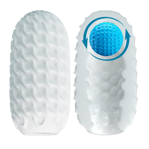 Baile Pretty Love Venus X Fantasy Ball Male Masturbator Clear with Adjustable Ring - Masturbators and Strokers