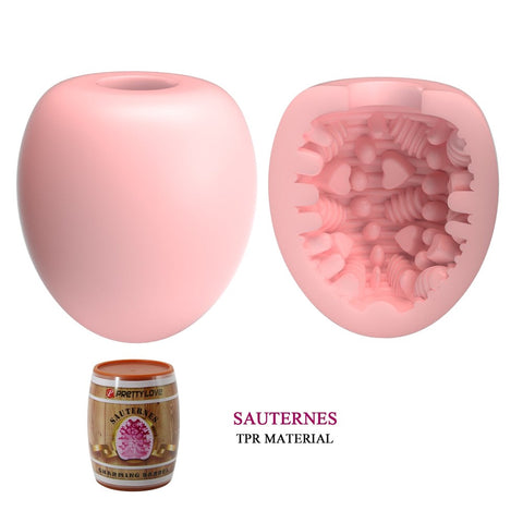 Baile Pretty Love Sauternes Charming Barrel Masturbator Pink Textured Chamber - Masturbators and Strokers