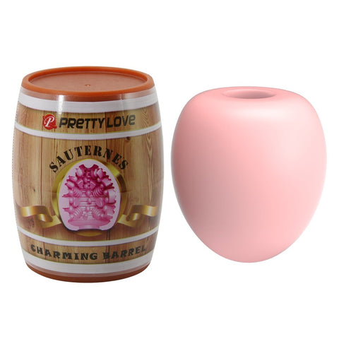 Baile Pretty Love Sauternes Charming Barrel Masturbator Pink Textured Chamber - Masturbators and Strokers