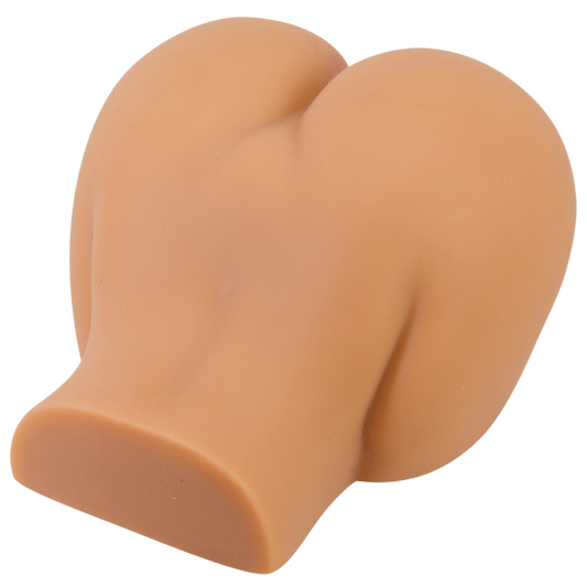 Crazy Bull Kylie Vibrating Double Entry Masturbator Tan - - Masturbators and Strokers