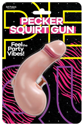 Hott Products Pecker Shaped Squirt Gun - Party Gifts and Novelties
