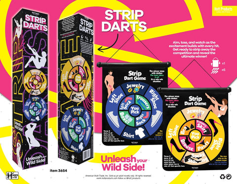 Hott Products Strip Darts Game for Men and Women - Sex Games, Coupons and Tricks