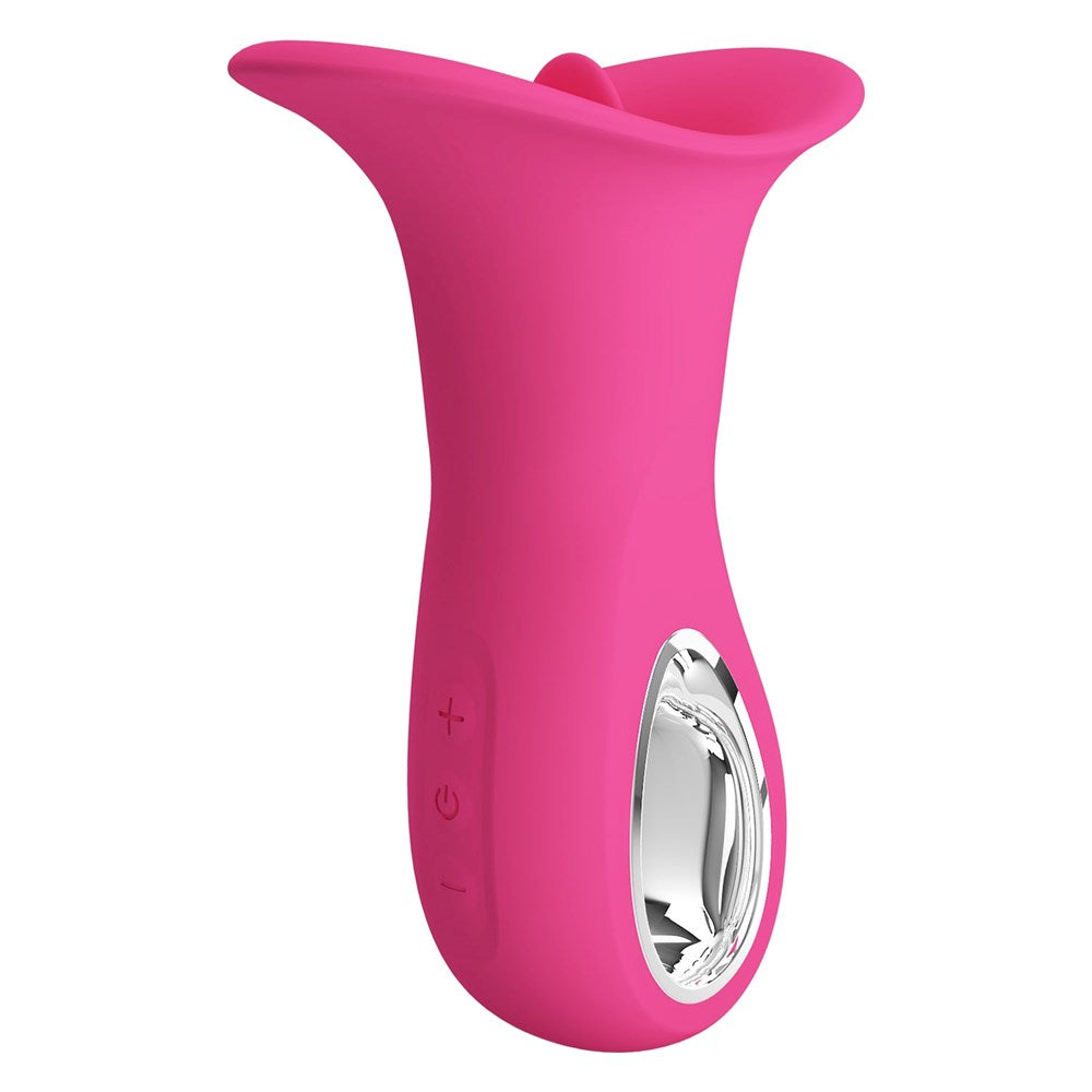 Pretty Love Clyde Oral Sex Clitoral Massager Pink - - Clit Ticklers and Pulsators