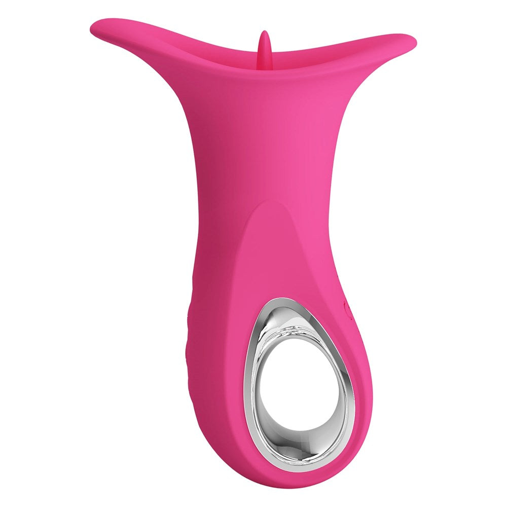 Pretty Love Clyde Oral Sex Clitoral Massager Pink - - Clit Ticklers and Pulsators