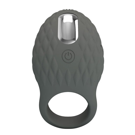 Pretty Love Master Ring Helious Vibrating Cock Ring Grey - - Vibrating Cock Rings