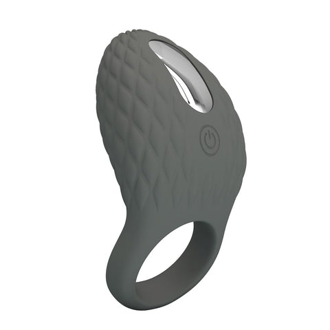 Pretty Love Master Ring Helious Vibrating Cock Ring Grey - Vibrating Cock Rings