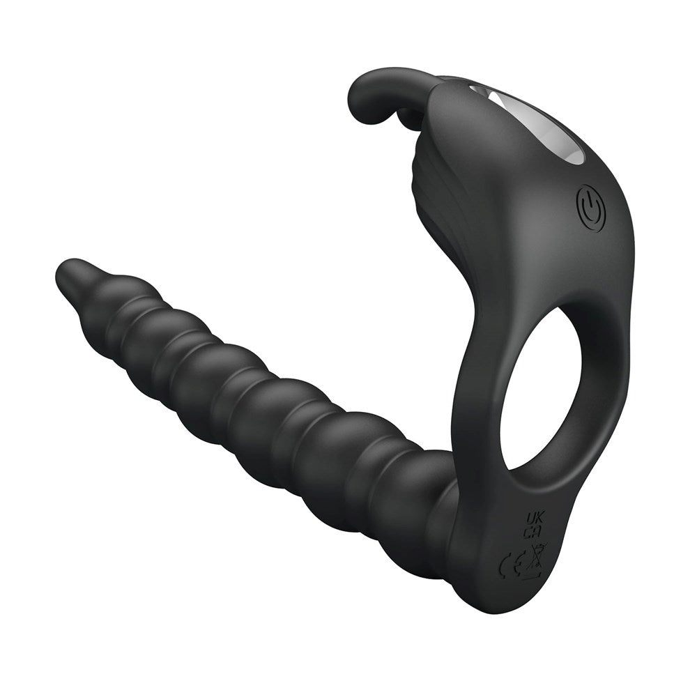 Pretty Love Blackney Rechargeable 7 Functions Cock Ring - - Vibrating Cock Rings