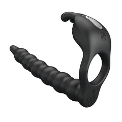 Pretty Love Blackney Rechargeable 7 Functions Cock Ring - - Vibrating Cock Rings