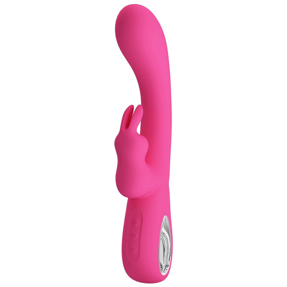 Pretty Love Novak 12 Functions Rabbit Vibrator Pink - - Rabbit Vibrators