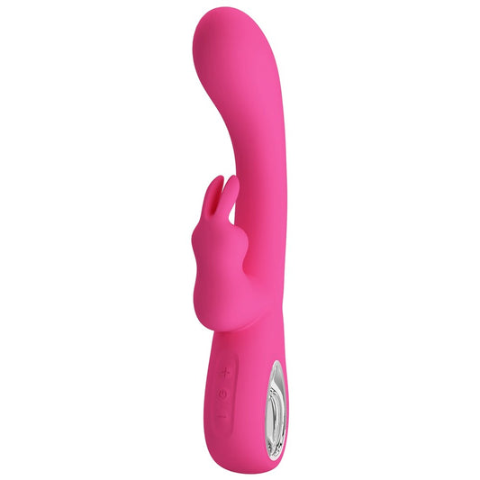 Pretty Love Novak 12 Functions Rabbit Vibrator Pink - - Rabbit Vibrators