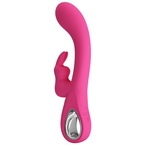 Pretty Love Novak 12 Functions Rabbit Vibrator Pink - Rabbit Vibrators