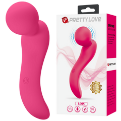 Pretty Love Lois Rechargeable Body Wand Vibrator Pink - - Body Wands