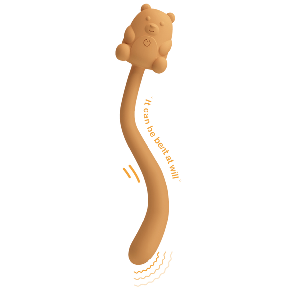 Pretty Love Cute Bear Flirting Stick Adult Massager - - Personal Massagers