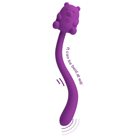 Baile Pretty Love Cute Bear Flirting Stick Adult Massager Cock Ring - Personal Massagers
