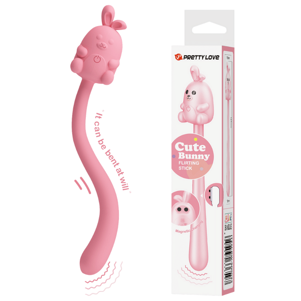 Pretty Love Cute Bunny Flirting Stick Personal Massager - - Personal Massagers