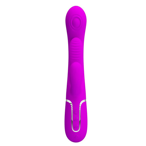 Baile Pretty Love Shania 4 in1 7 Functions Rabbit Vibrator with Dual Motors - Rabbit Vibrators