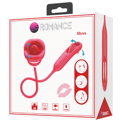 Pretty Love Alyss Hot Lips Clitoral Vibrator Red/White - - Clit Ticklers and Pulsators