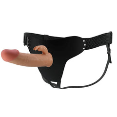 Pretty Love Mavis Strap-On Harness with 7.4 Inch Dildo Flesh - - Strap On Sextoys