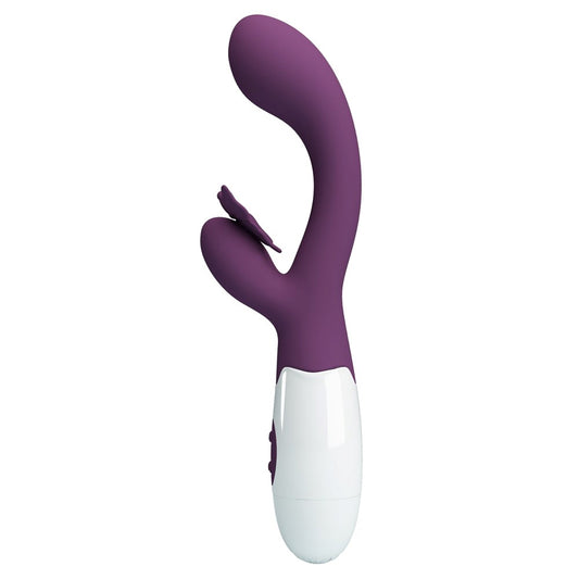 Pretty Love Butterfly Kiss Rabbit Vibrator Purple - - Rabbit Vibrators