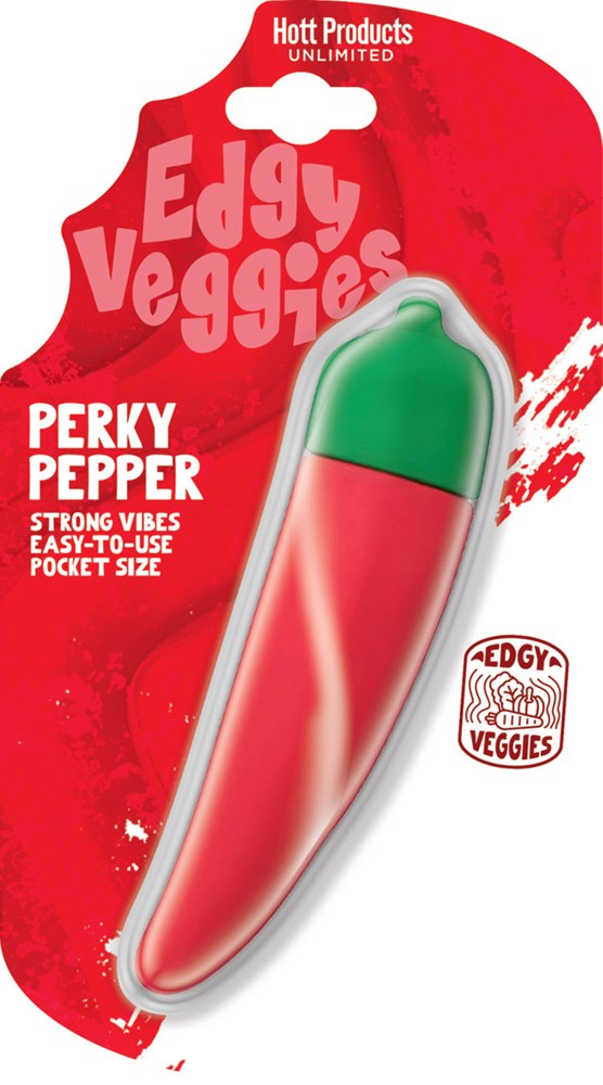 Hott Products Edgy Veggies Pepper Shaped Bullet Massager - - Bullet Vibrators