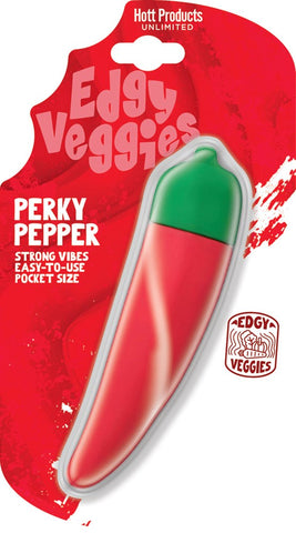 Hott Products Edgy Veggies Pepper Shaped Bullet Massager - Bullet Vibrators
