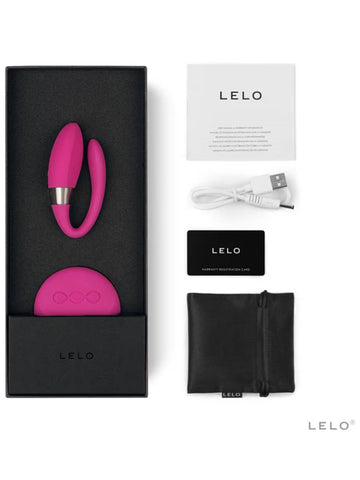 Lelo Tiani 2 Silicone Clitoral Massager Cerise SenseMotion Wearable - Clit Ticklers and Pulsators