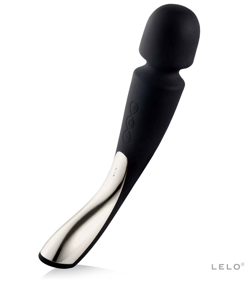 Lelo Smart Body Wand Massager Medium Black with SenseTouch Technology - - Body Wands