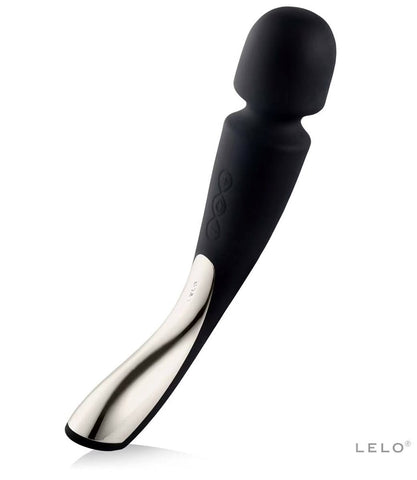 Lelo Smart Body Wand Massager Medium Black with SenseTouch Technology - Body Wands