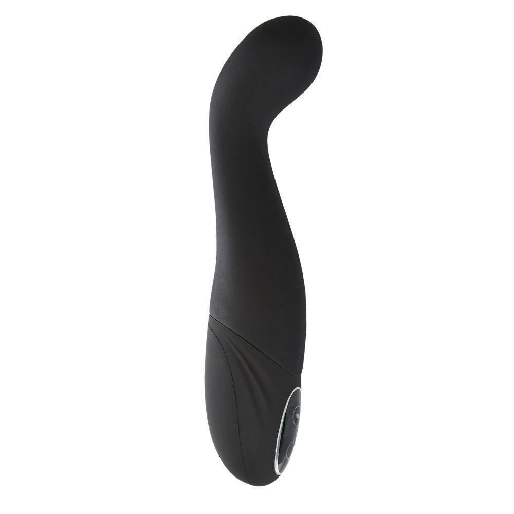 Sportsheets Sincerely Flexible G Spot Vibrator Black Curved Design - - G-Spot Vibrators