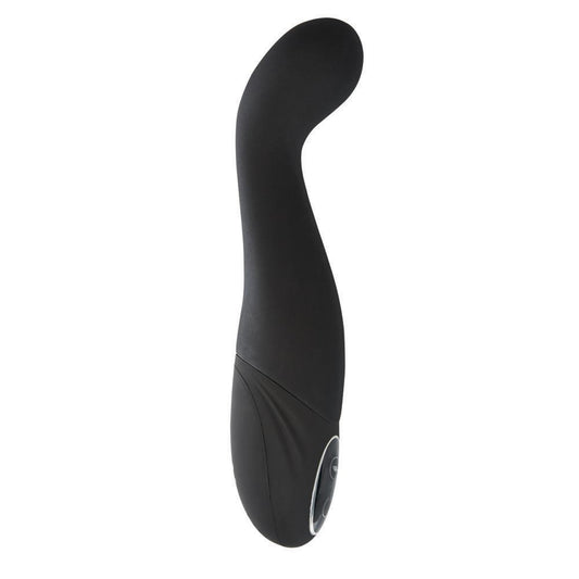 Sportsheets Sincerely Flexible G Spot Vibrator Black Curved Design - - G-Spot Vibrators