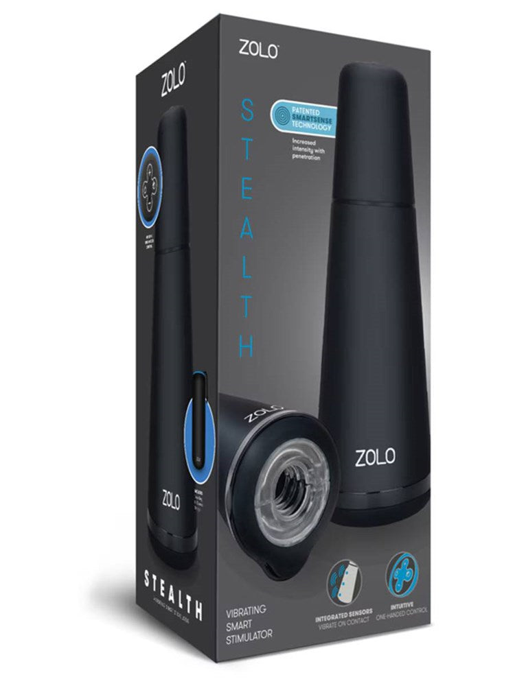 Xgen Products ZOLO Stealth Vibrating Male Pleasure Masturbator SmartSense Tech - - Masturbators and Strokers