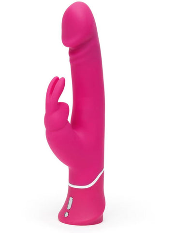 Love Honey Happy Rabbit Realistic Dual Density Rabbit Vibrator Pink - Rabbit Vibrators