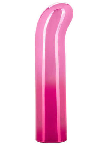 California Exotics Glam G Spot Vibrator Pink with Curved Design - G-Spot Vibrators