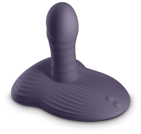 NS Novelties INYA Thrust and Grind App Control Personal Massager Gray Feature - Personal Massagers