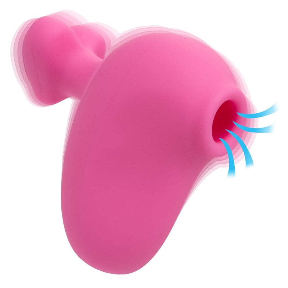 California Exotics First Time Rechargeable Suck & Play Stimulator - Clit Ticklers and Pulsators