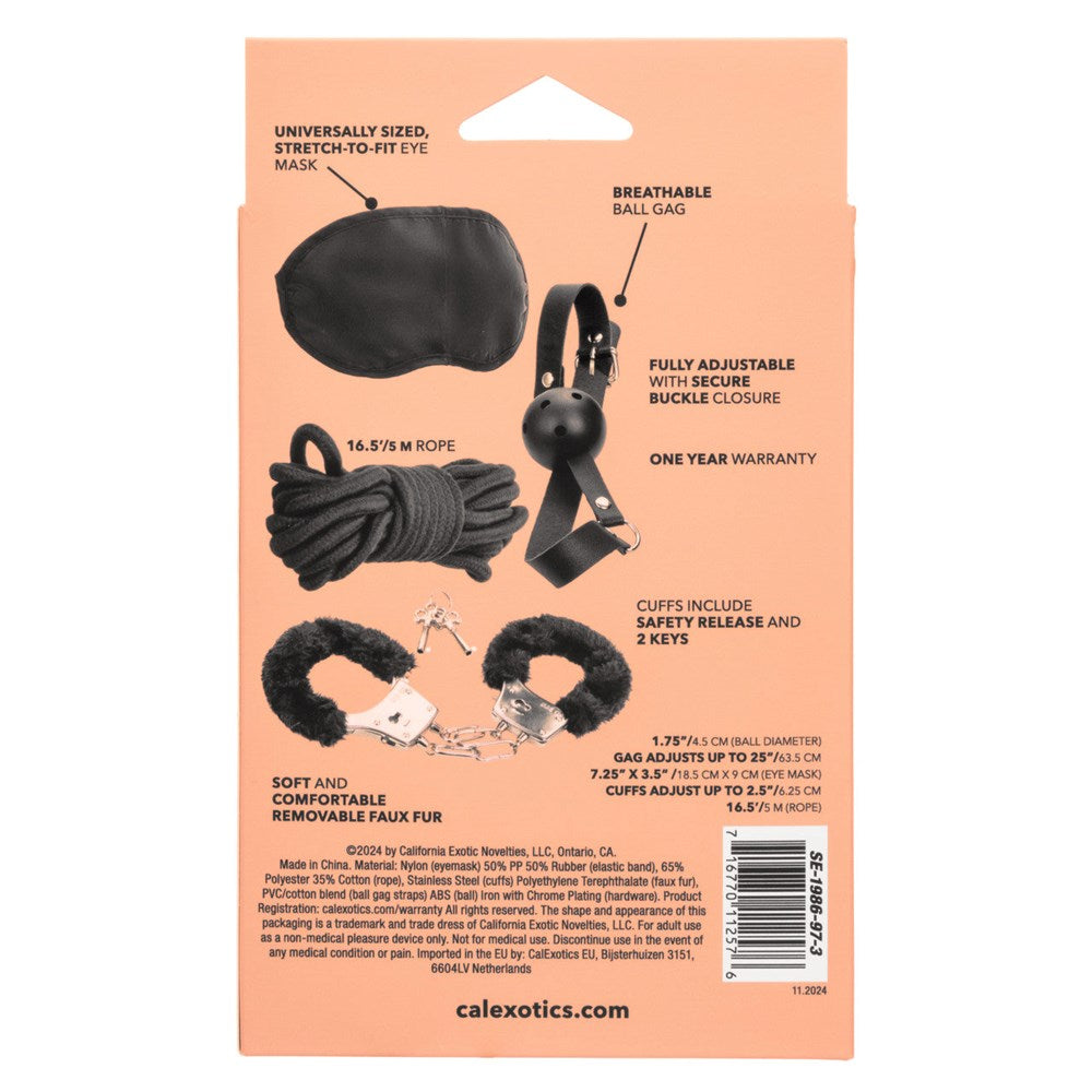 California Exotics Pleasure BDSM Kits Explorer Collection Complete Bondage Set - Bondage Kits