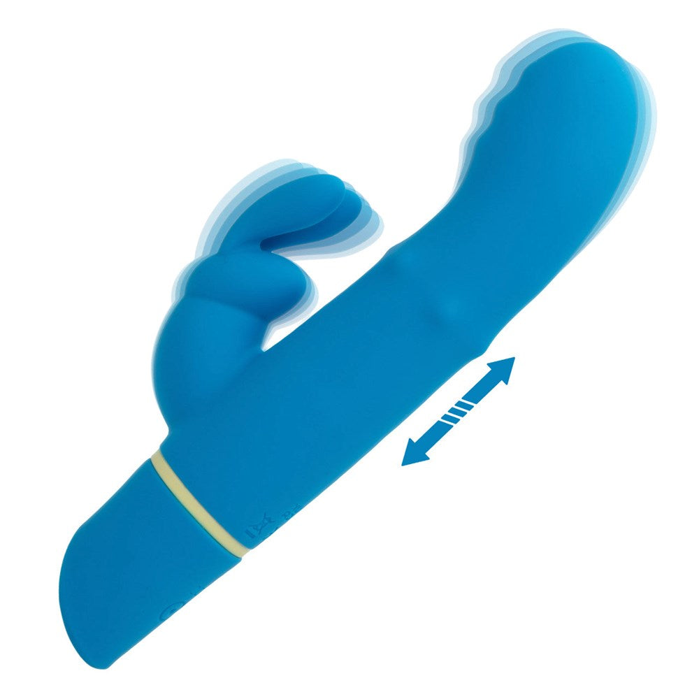 California Exotics Love Bunny Beaded G Bunny Rabbit Vibrator Triple Motor - - Rabbit Vibrators