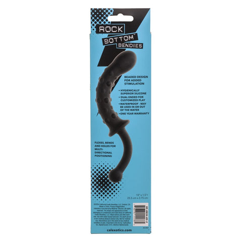 California Exotics Rock Bottom Bendies Bendy Beaded Anal Probe Shape Memory - Butt Plugs