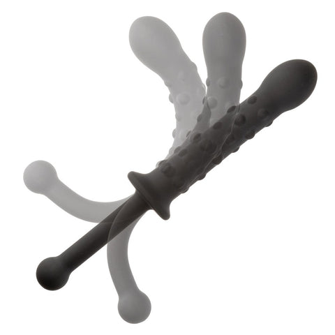California Exotics Rock Bottom Bendies Bendy Beaded Anal Probe Shape Memory - Butt Plugs