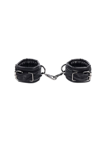 Sportsheets Velvet Noir BDSM Play Handcuffs Premium Restraint System - Cuffs And Restraints