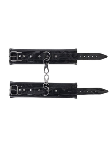 Sportsheets Velvet Noir BDSM Play Handcuffs Premium Restraint System - Cuffs And Restraints