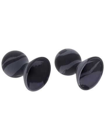 Sportsheets Velvet Noir Silicone Nipple Suckers Medical Grade Suction - Nipple and Clit Clamps