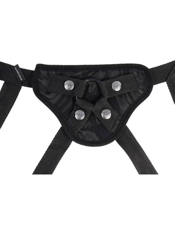 Sportsheets Velvet Noir Strap On Sex Toys 4 Way Adjustable Harness - Strap On Sextoys
