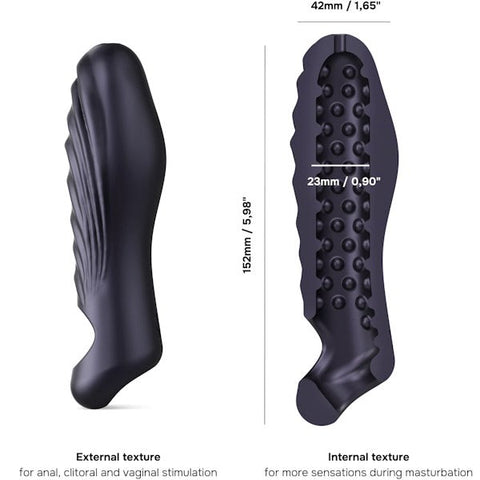 MANWAN Ryzer Mens Silicone Penis Sleeves 3 in 1 Enhancement - Penis Sleeves and Extenders