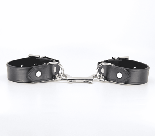 Love In Leather Unlined Leather Ankle Restraints - Default Title - Cuffs And Restraints