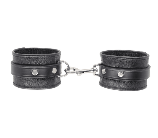 Love In Leather Soft Grained Leather Ankle Restraints - Default Title - Cuffs And Restraints